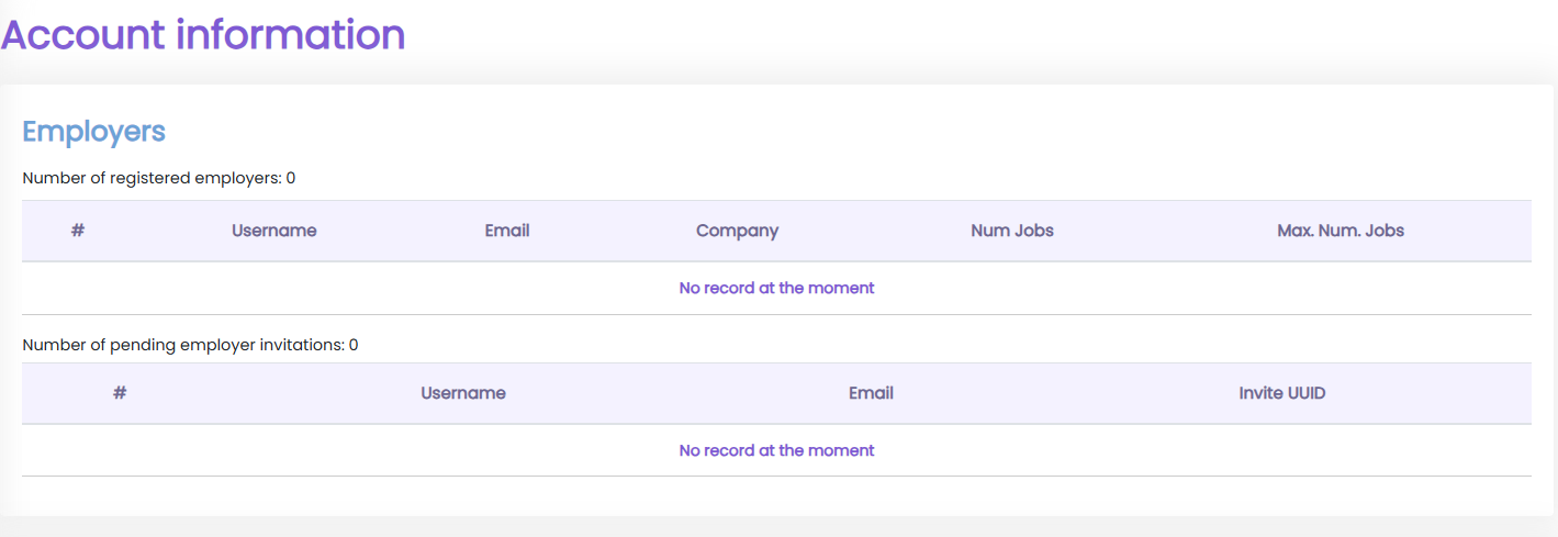 VPE Employer Information